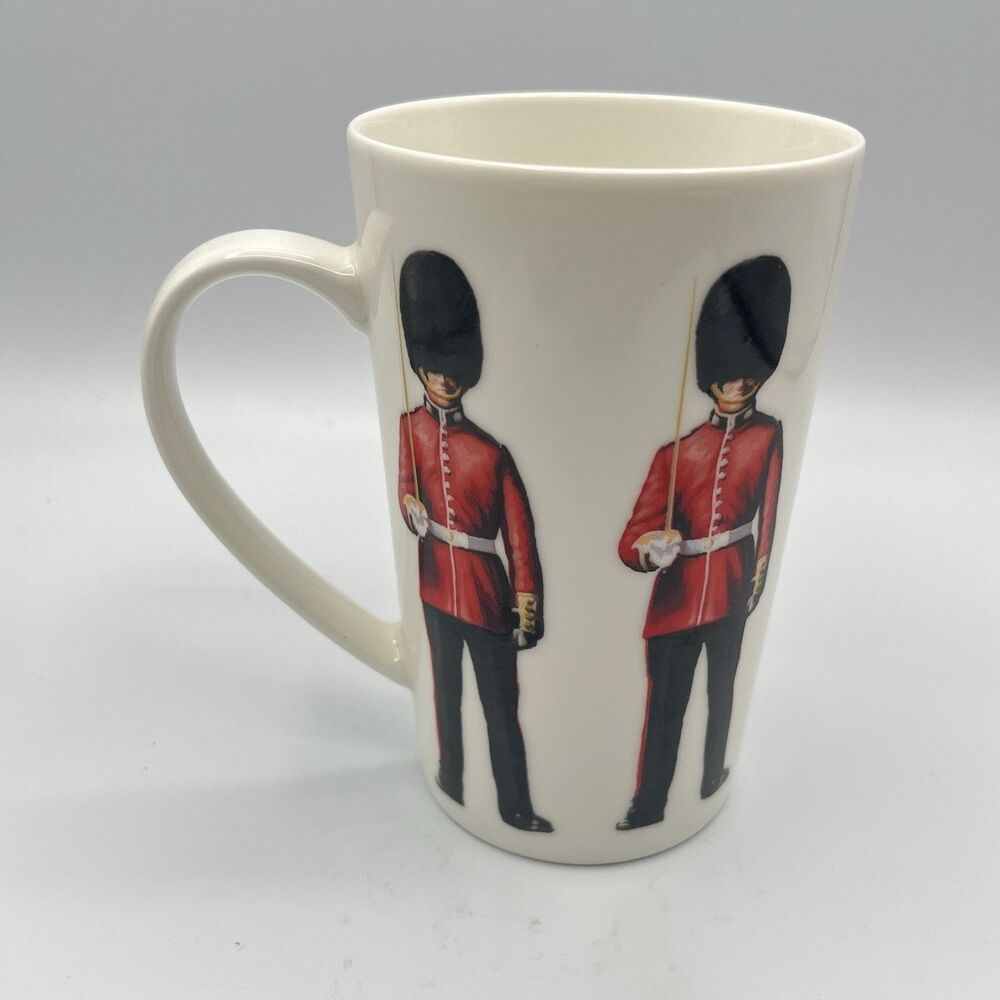 James Sadler Coffee Mug Cup Queen's Palace Guards Foot Guard 12oz Fine China